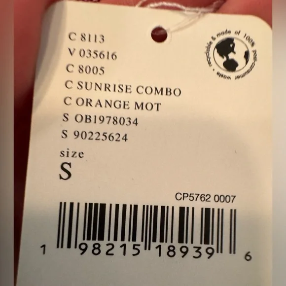 NWT Free People We The Free Stripe Cuff Pullover - Sunrise Combo - Small - Picture 6 of 6